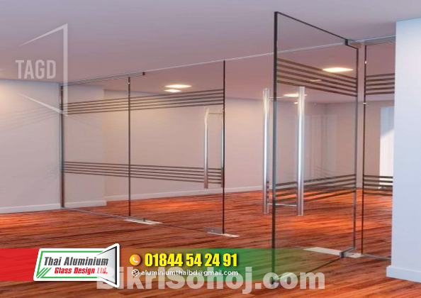 Interior Office Glass Partitions.